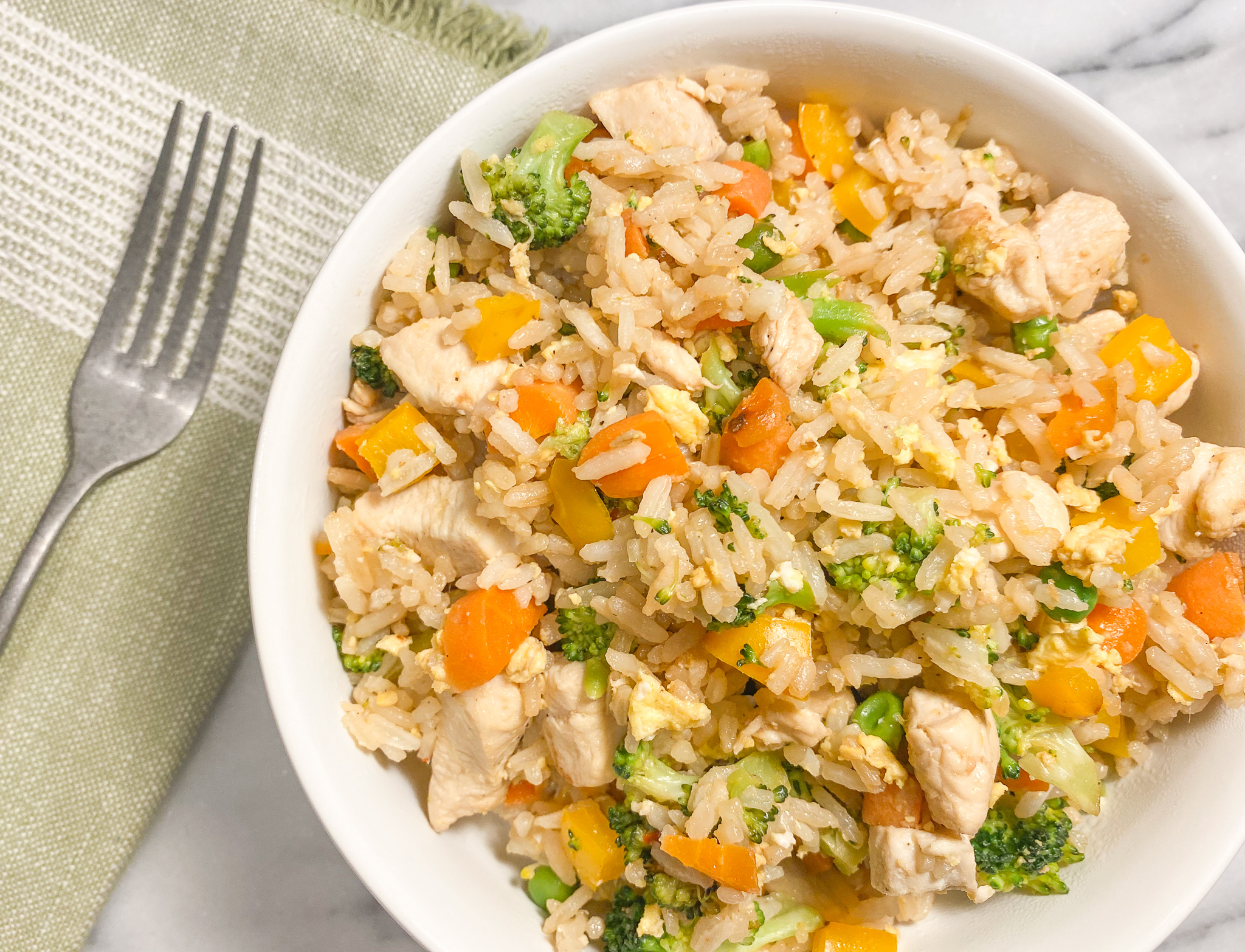 Easy Healthy Chicken Fried Rice